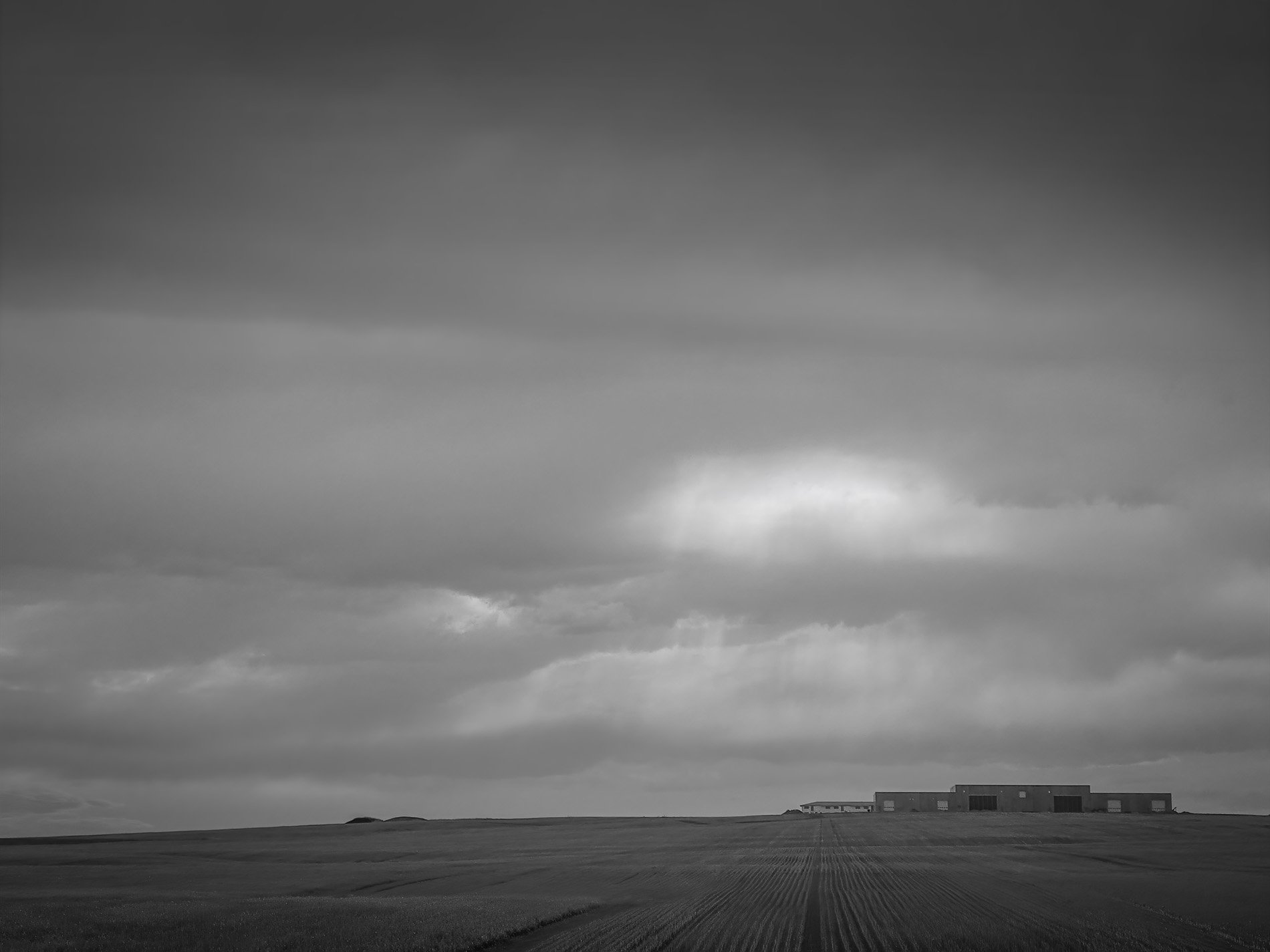 Feeling the weight, Highway 21, Wheatland County AB, 2026-05-10