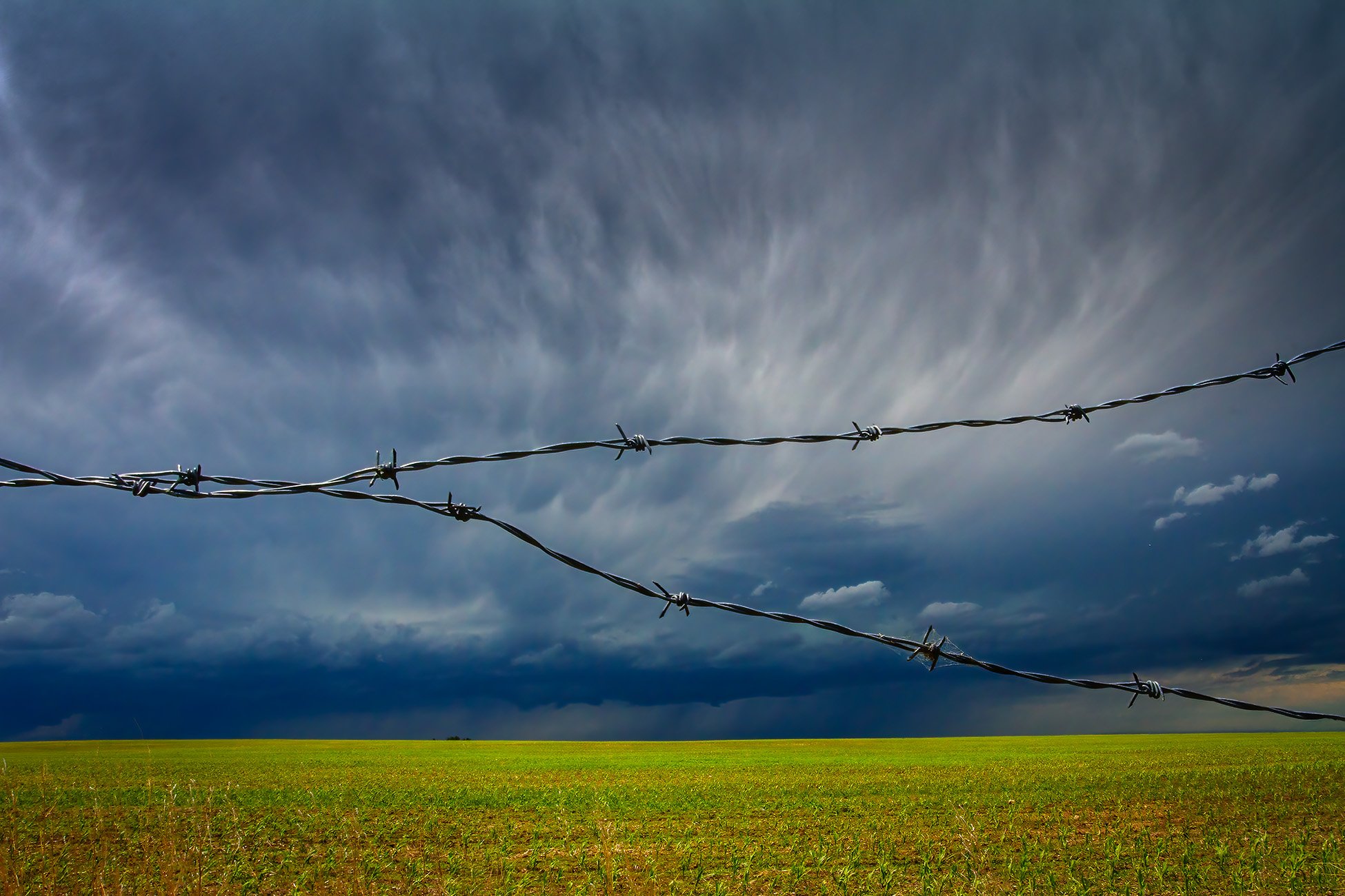 This storm has me wired, North of Strathmore, AB, 2026-06-20
