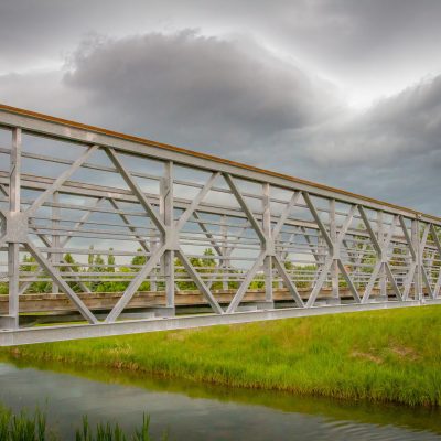 Bridge to Perdition, Lion's Park with incoming storm, Strathmore, AB, 2026-06-20